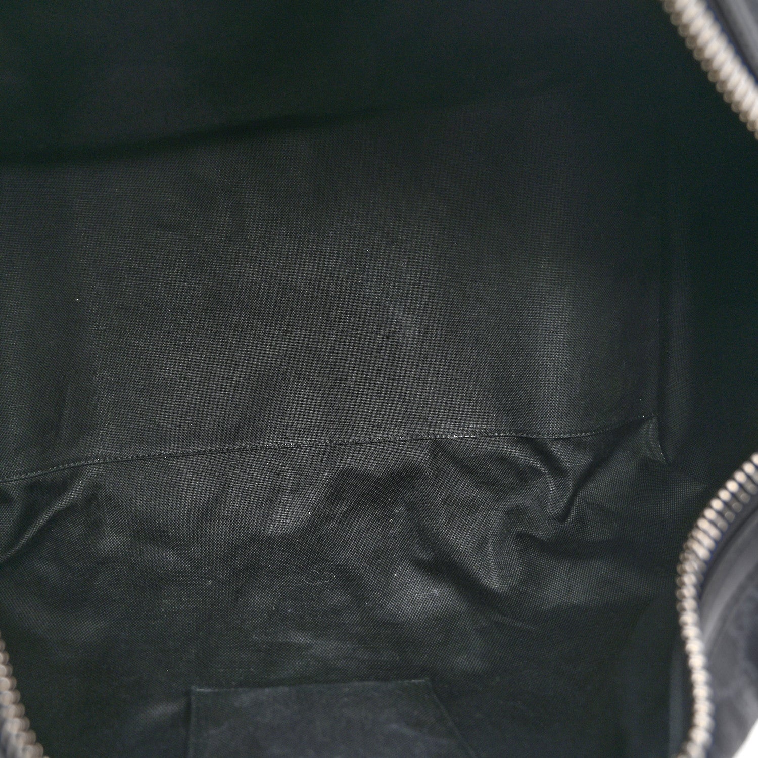 Gucci Soft GG Supreme Monogram Appia Calfskin Web Large Carry On Duffle Bag Black Grey 4 of 12