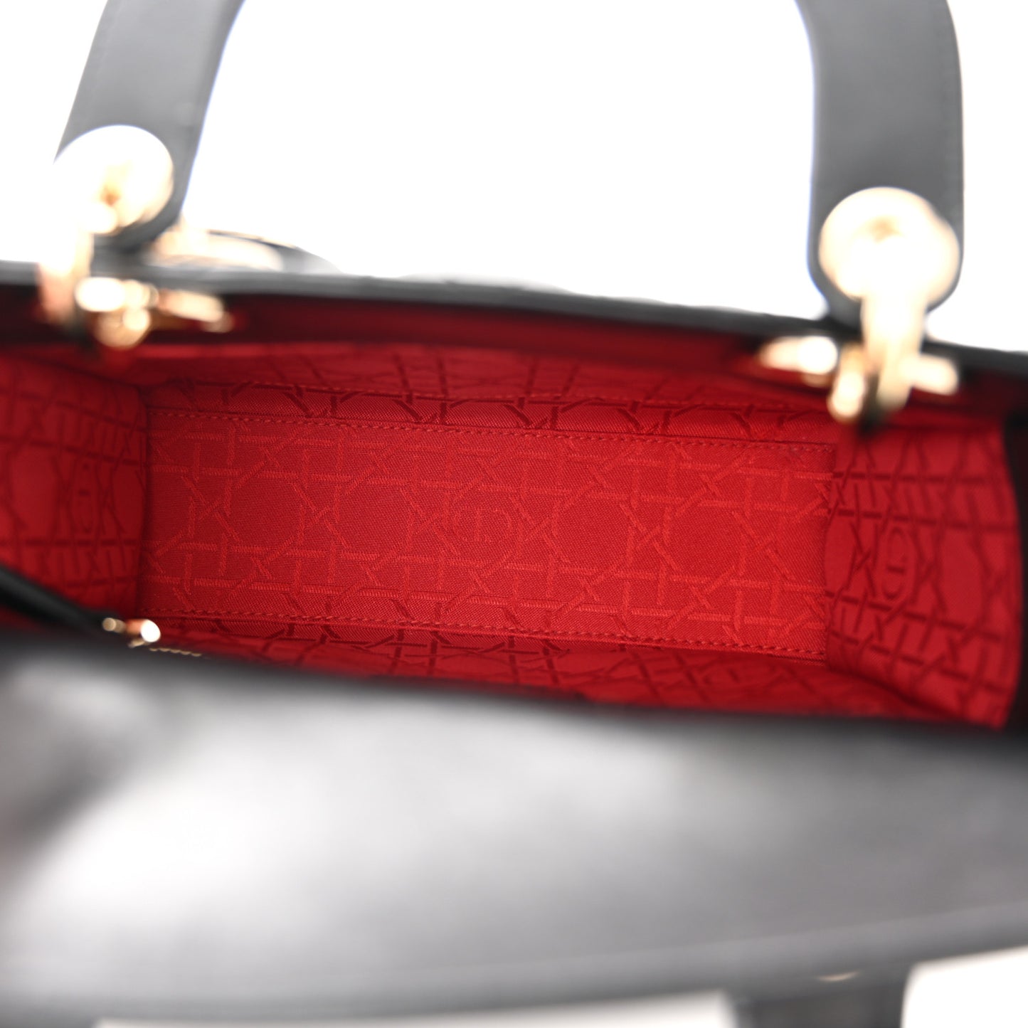 Lambskin Cannage Small My ABCDior Lady Dior Black