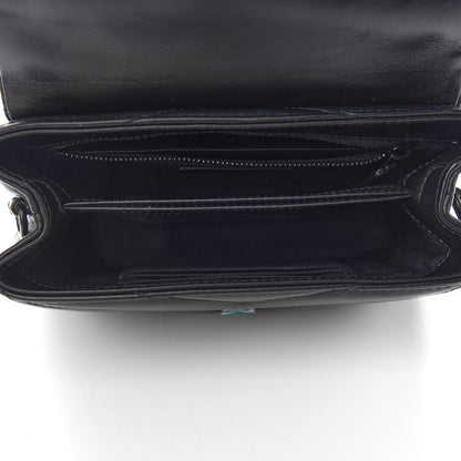Saint Laurent Calfskin Y Quilted Monogram Toy Loulou Crossbody Bag Black 5 of 9