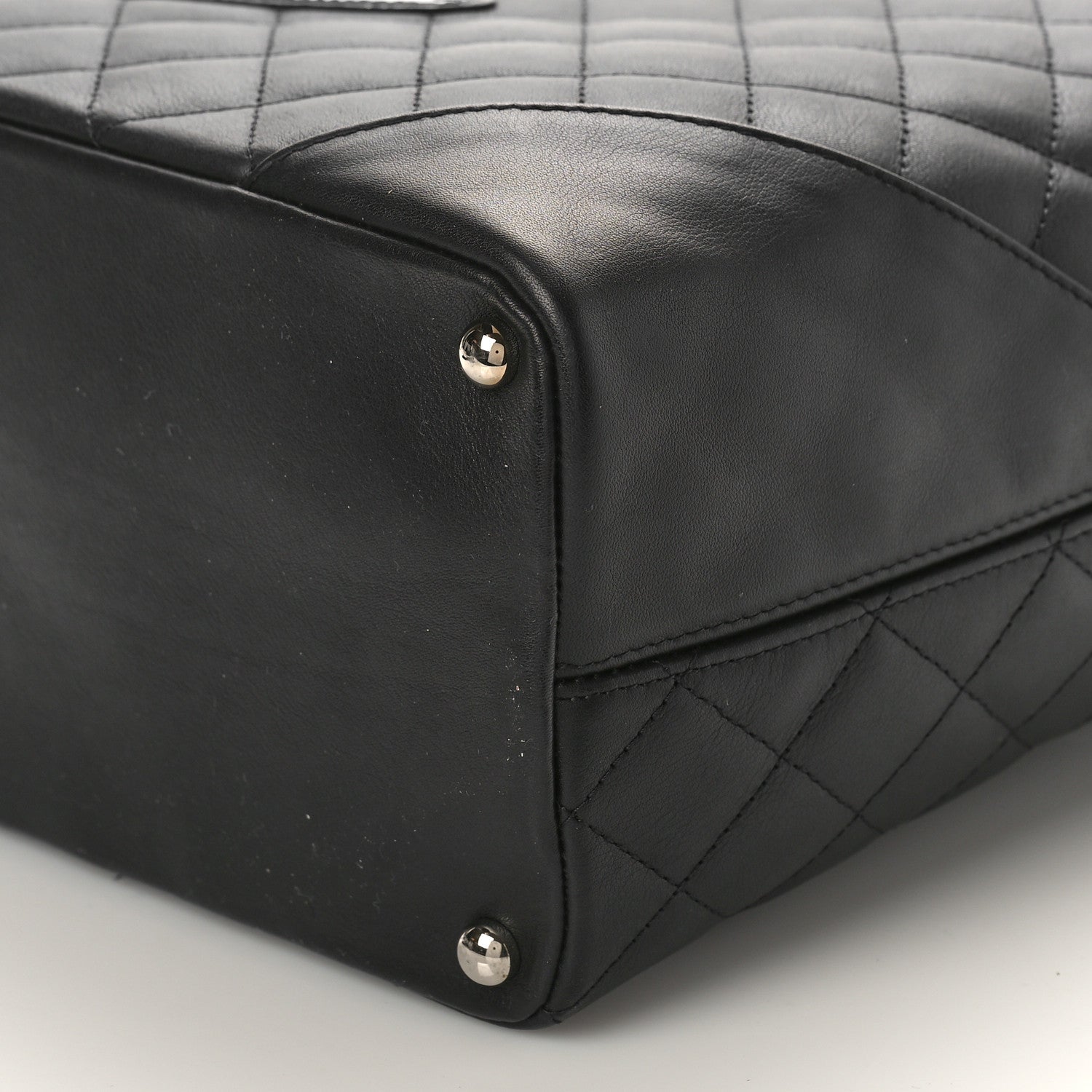 Chanel Calfskin Quilted Medium Cambon Tote Black 9 of 9