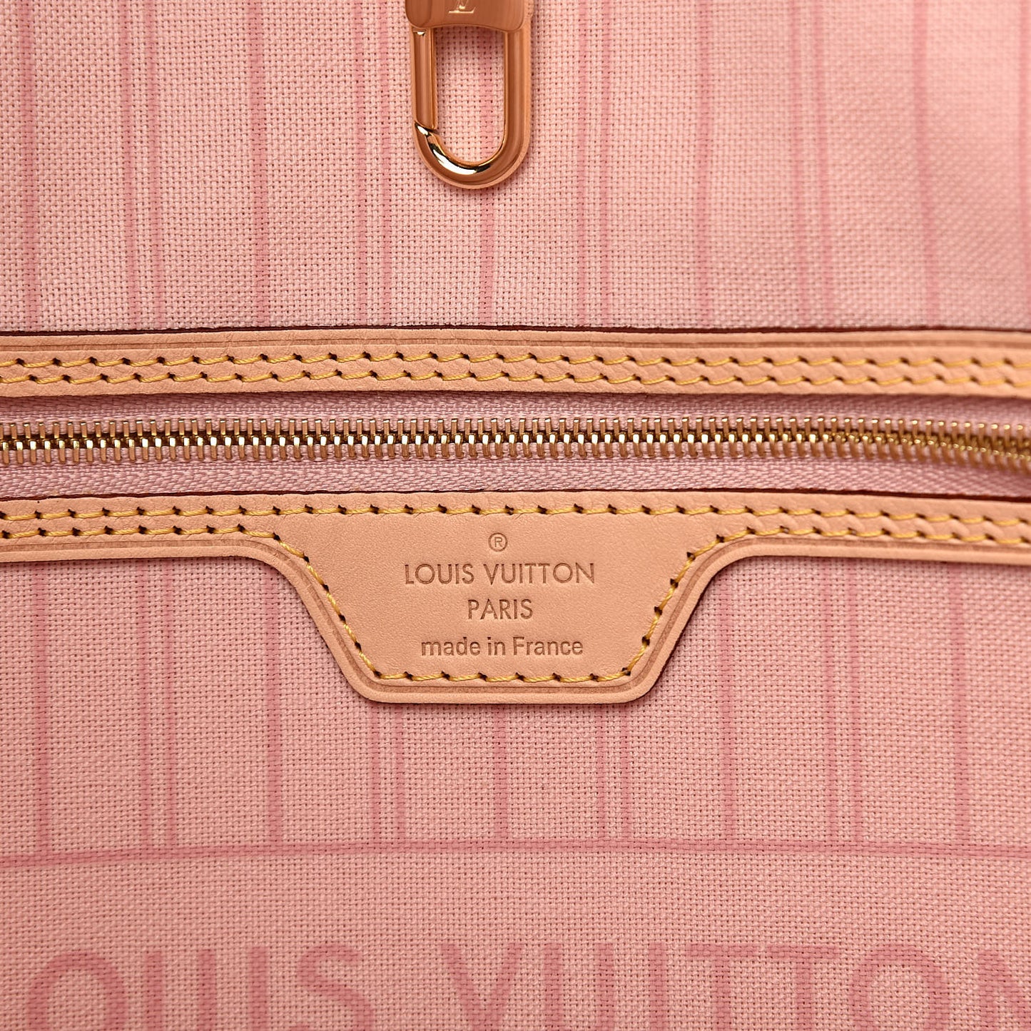 Damier Azur Neo Neverfull MM Rose Ballerine