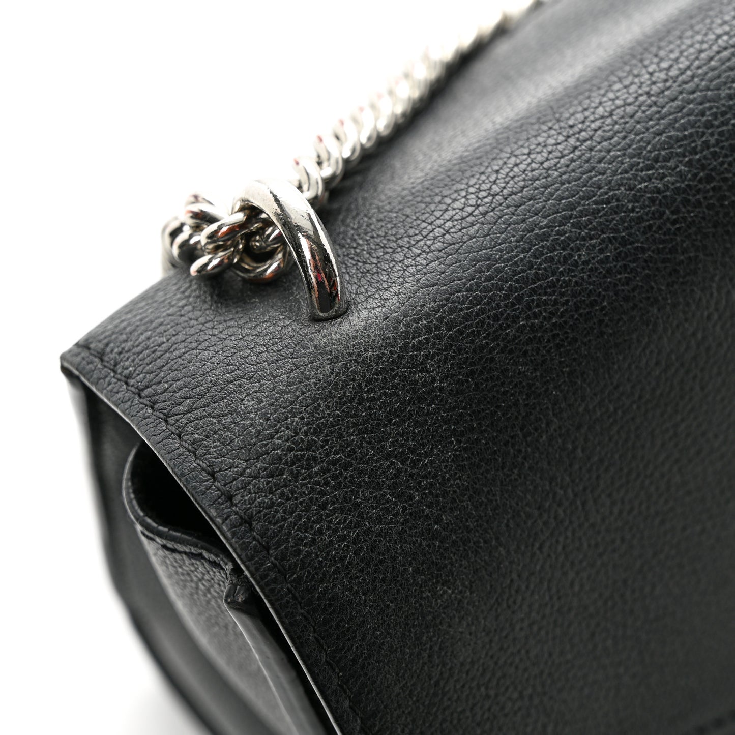 Soft Calfskin Mylockme Chain Bag BB Black