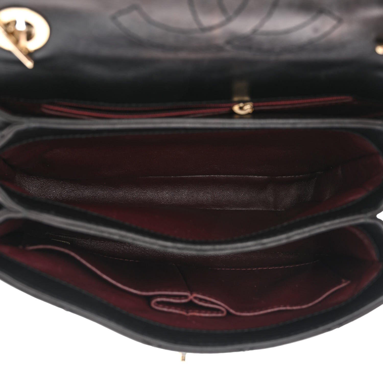 Chanel Lambskin Quilted Small Trendy CC Dual Handle Flap Bag Black 5 of 15