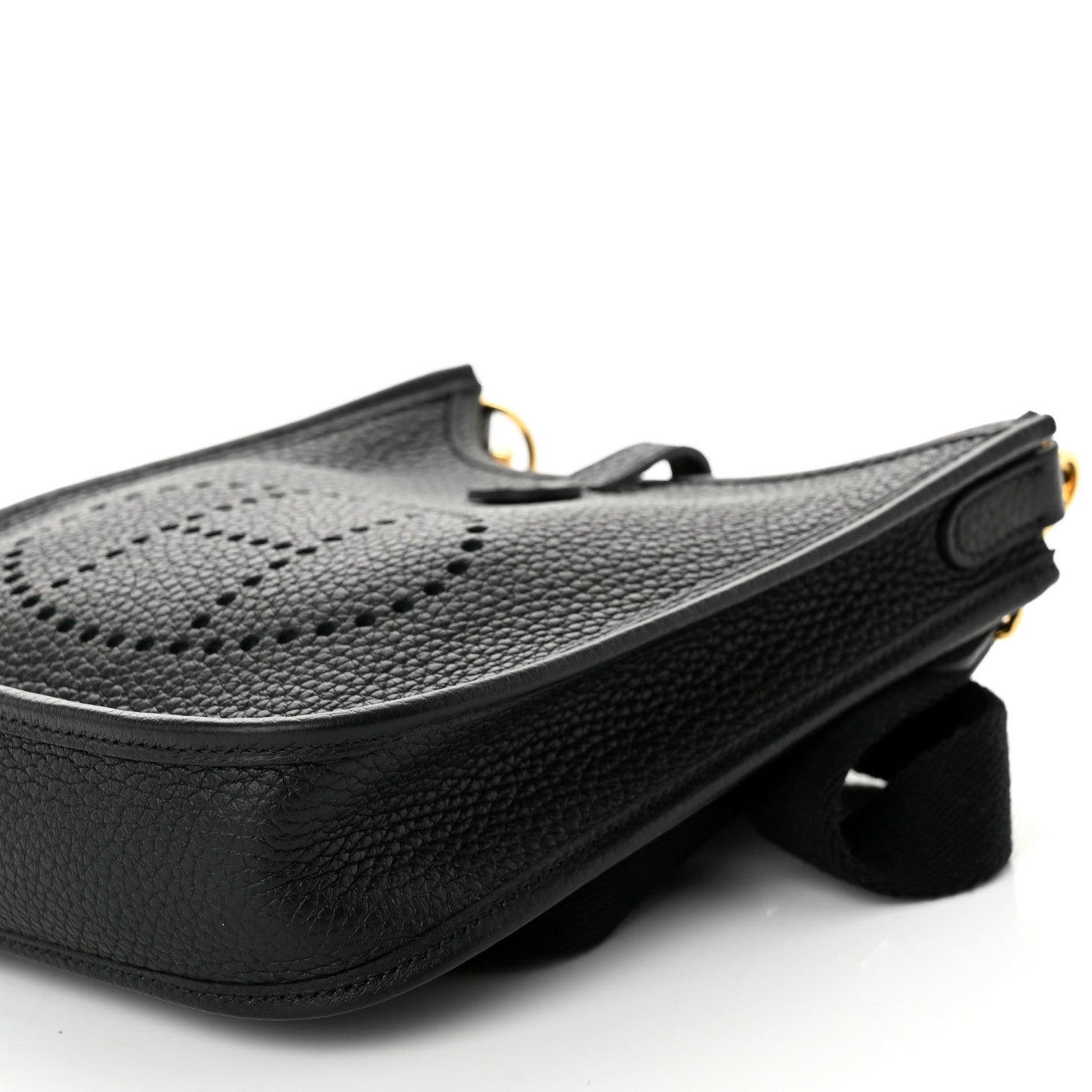 Hermes Taurillon Clemence Evelyne TPM Black 10 of 11