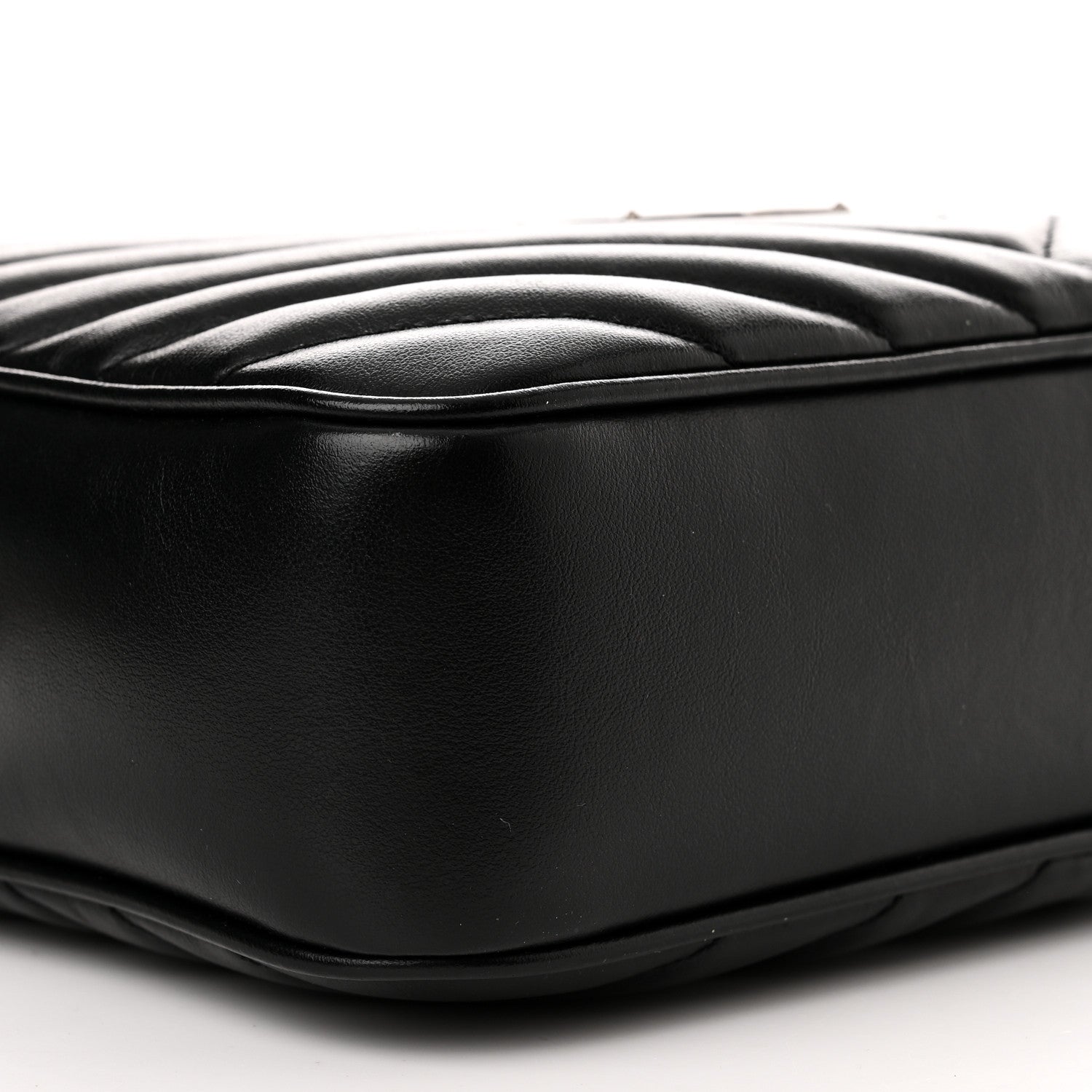 Saint Laurent Calfskin Matelasse Monogram Lou Camera Bag Black 10 of 13