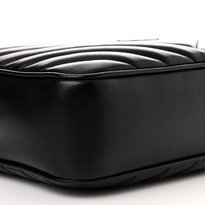 Saint Laurent Calfskin Matelasse Monogram Lou Camera Bag Black 10 of 13
