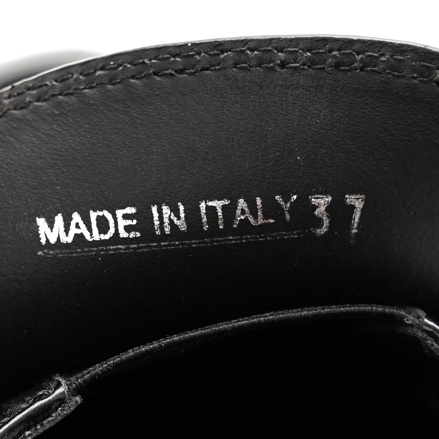 Spazzolato Metal Triangle Logo 50mm Loafers 37 Black