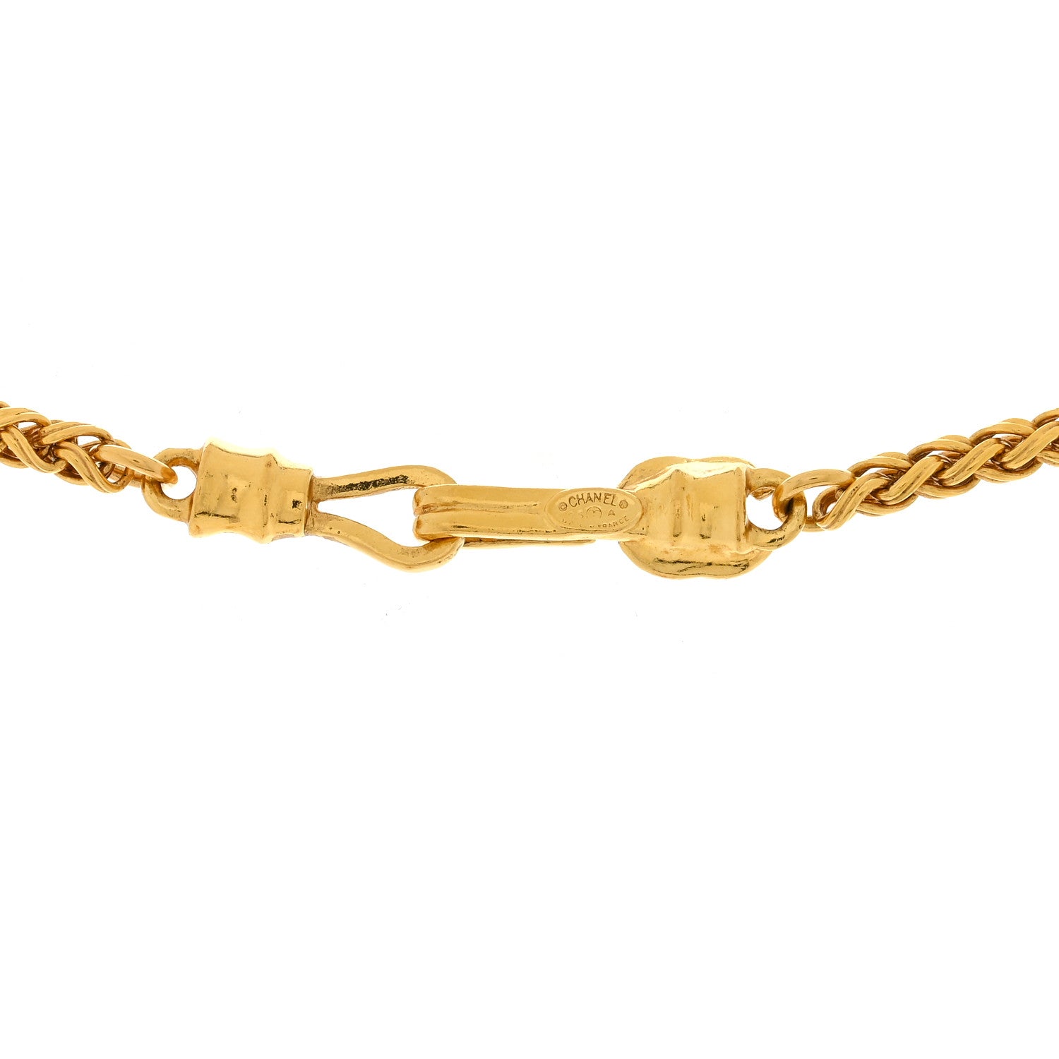 Chanel Loupe Magnifying Glass Necklace Gold 4 of 5