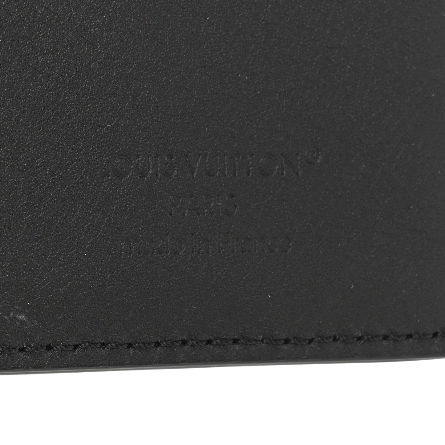 Calfskin Monogram Shadow Pocket Organizer Black