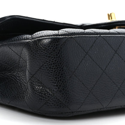 Chanel Caviar Quilted Medium Double Flap Black 8 of 9