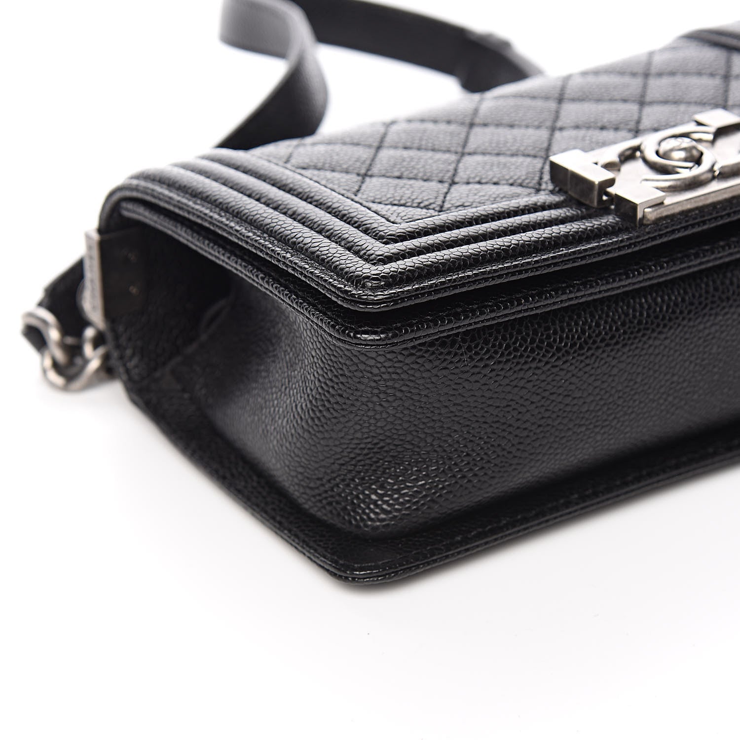 Chanel Caviar Quilted Small Boy Flap Black 8 of 10