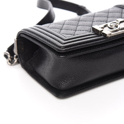 Chanel Caviar Quilted Small Boy Flap Black 8 of 10