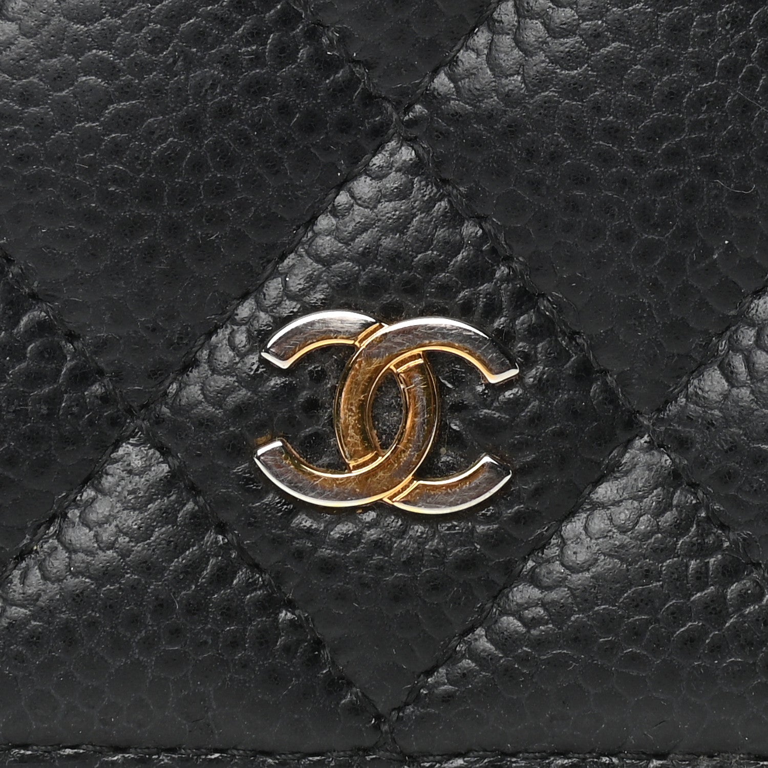 Chanel Caviar Quilted Zip Coin Purse Black 6 of 6