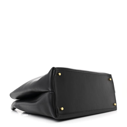 Bottega Veneta Silky Calfskin Large Andiamo Shoulder Bag Black 4 of 10