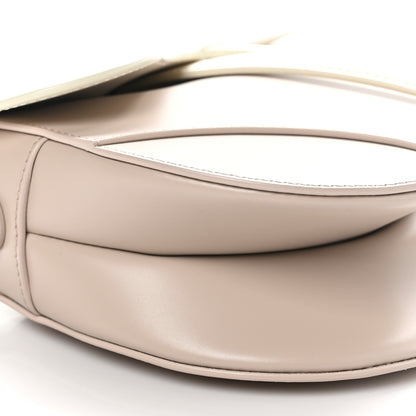Christian Dior Supple Calfskin Two Tone Saddle Bag Latte Trench Beige 9 of 10