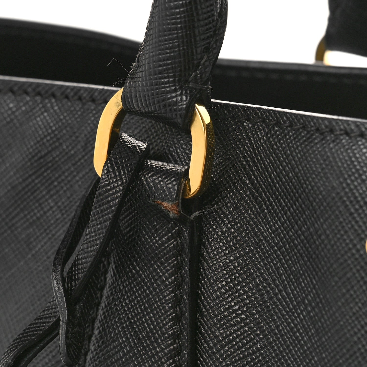 Prada Saffiano Lux Extra Large Galleria Double Zip Tote Black 10 of 10