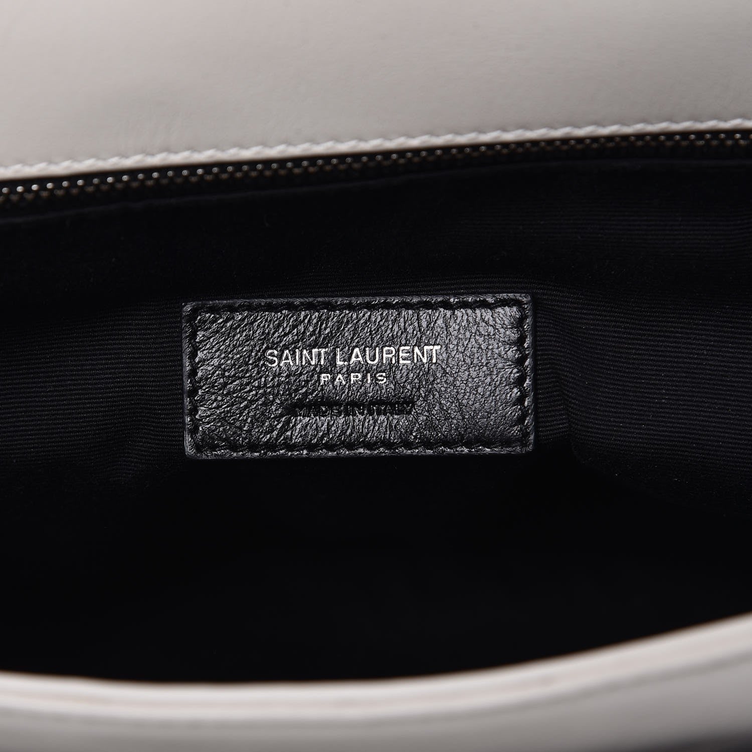 Saint Laurent Calfskin Y Quilted Monogram Loulou Shoulder Bag Porcellana 9 of 15