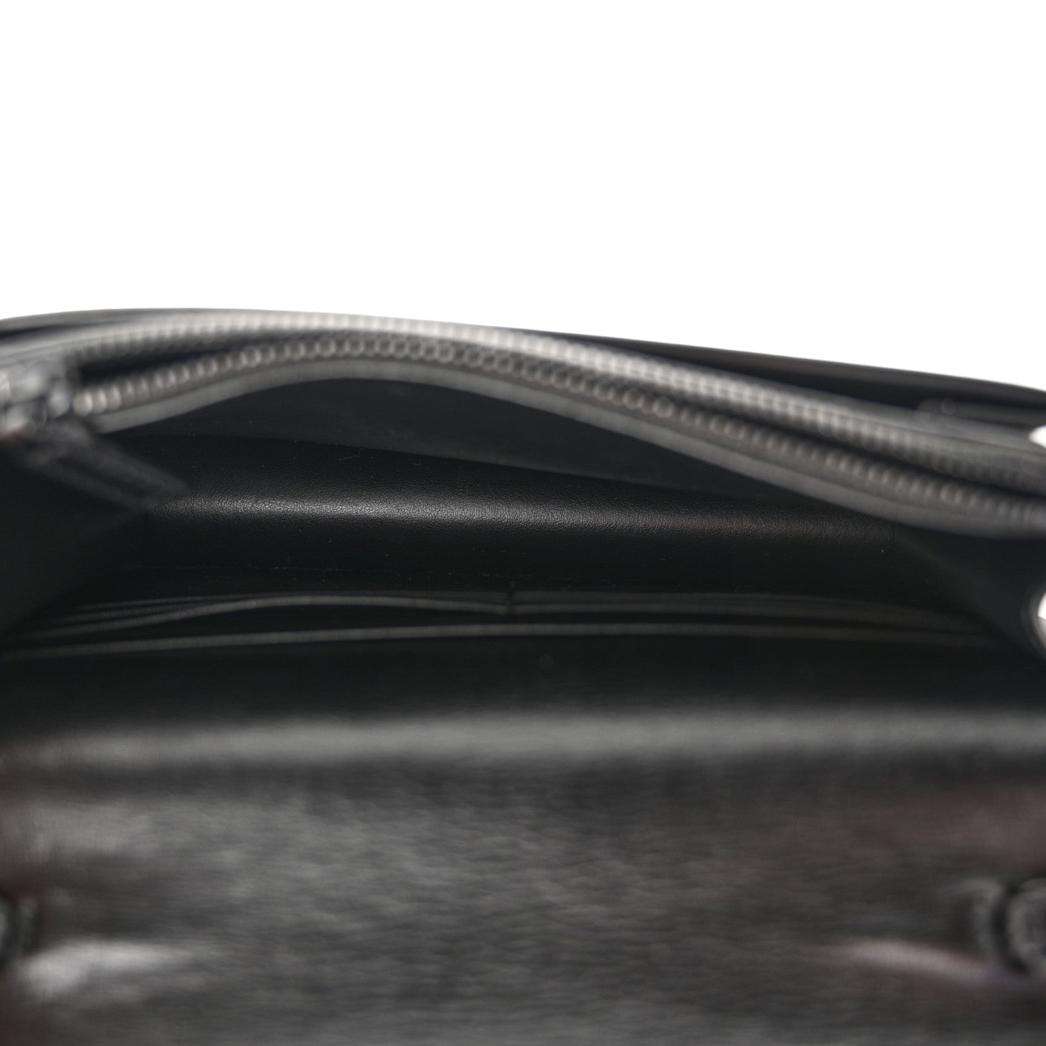 Saint Laurent Calfskin Monogram Sunset Top Handle Chain Wallet Black 5 of 12