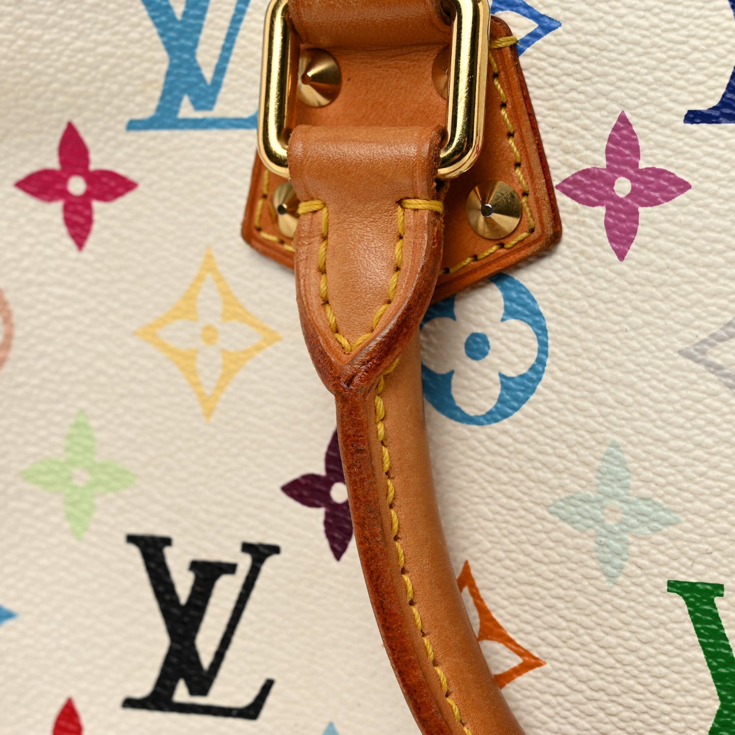 Monogram Multicolor Trouville White