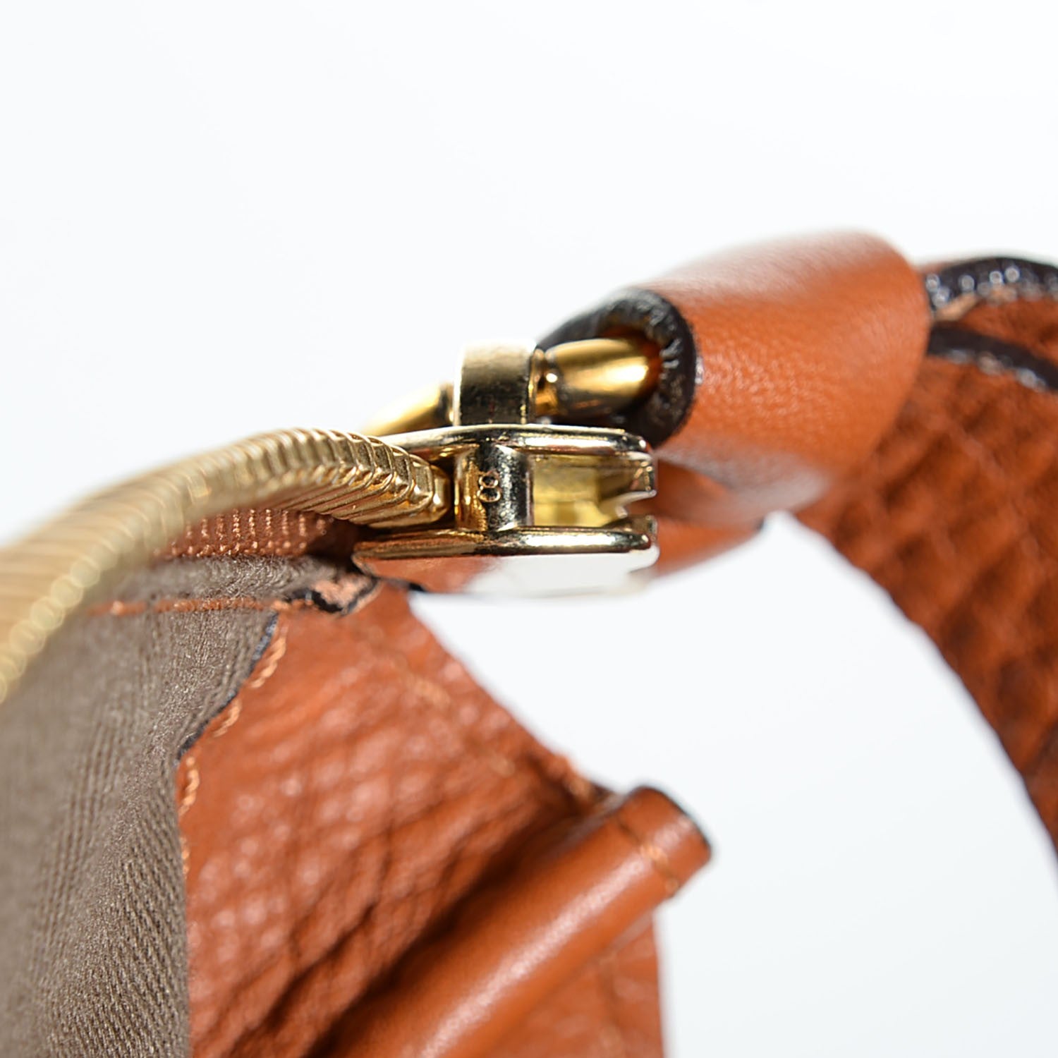 Chloe Calfskin Large Marcie Satchel Tan 9 of 9