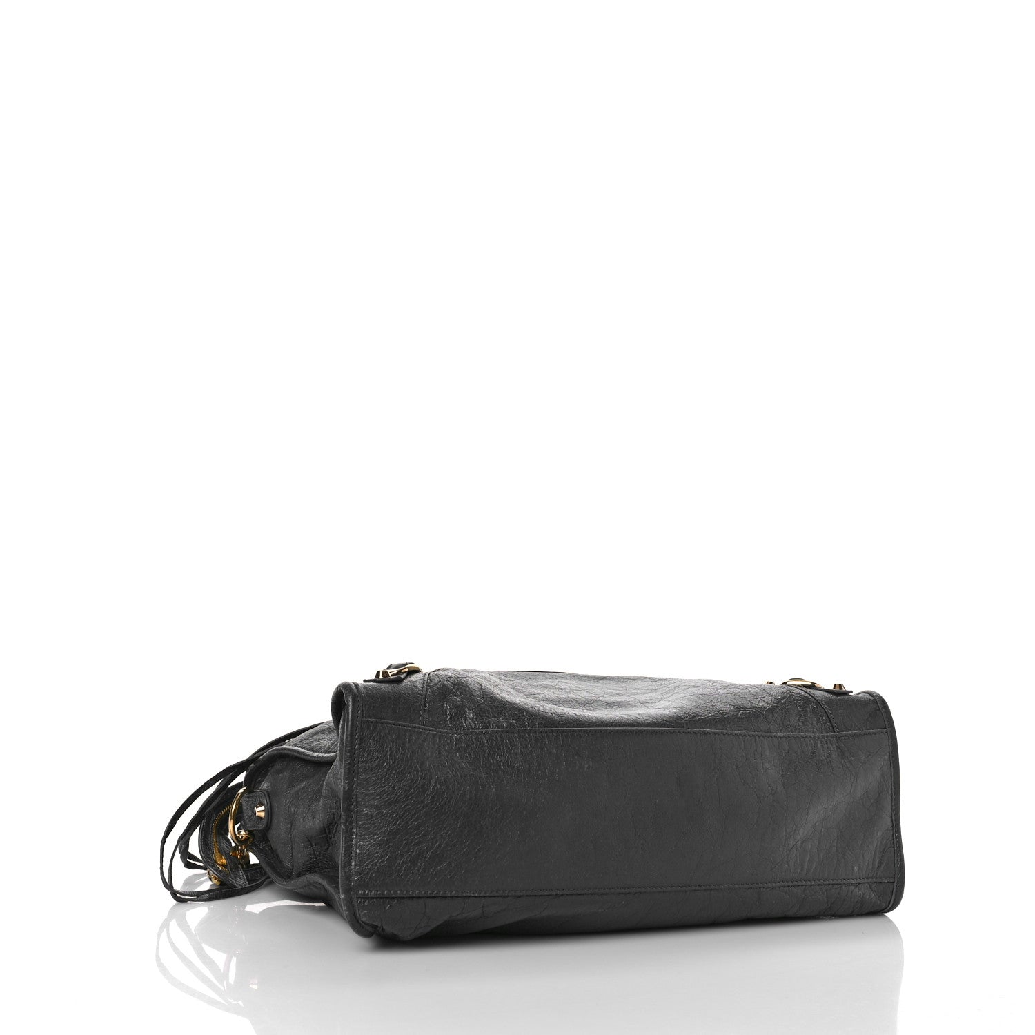 Balenciaga Agneau Classic Gold Hardware City Gris Fossile Anthracite 4 of 11