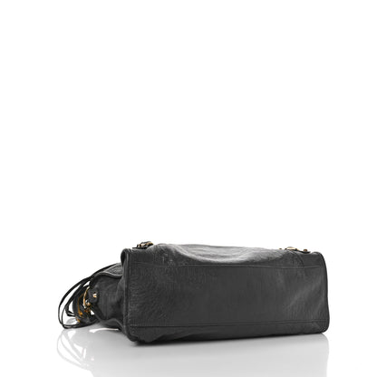 Balenciaga Agneau Classic Gold Hardware City Gris Fossile Anthracite 4 of 11