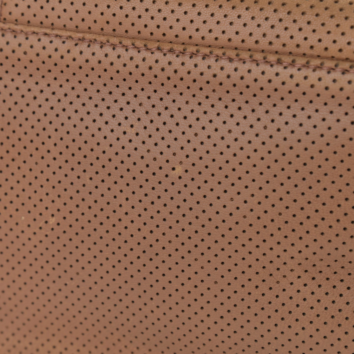 Nappa Intrecciato Perforated Regent Tote Noce
