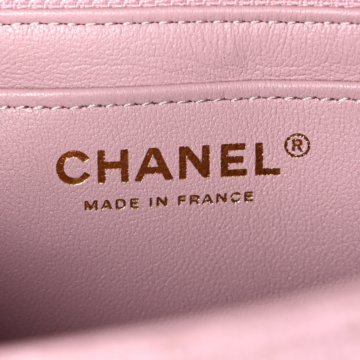 Chanel Tweed Quilted Mini Rectangular Flap Light Pink 6 of 10
