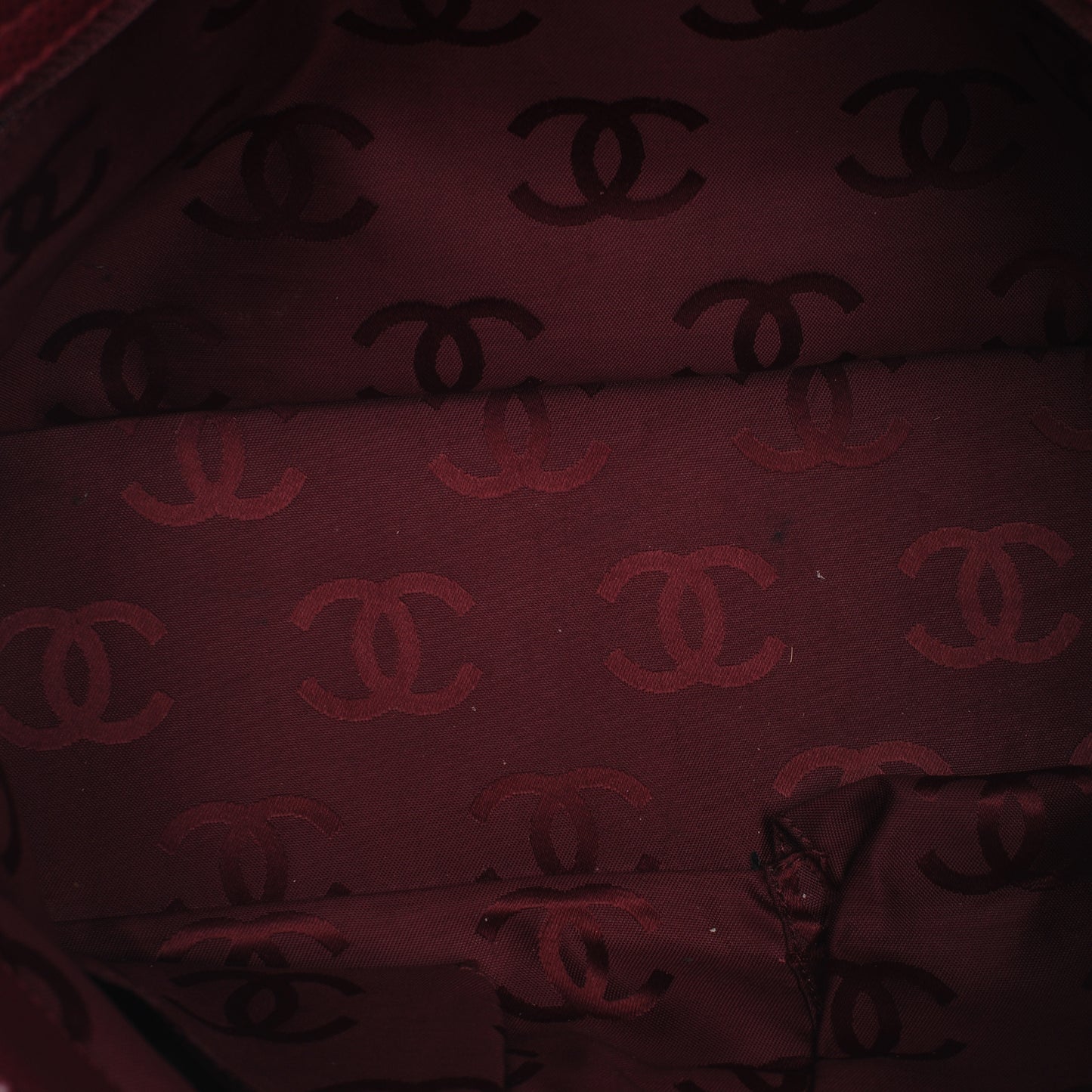 Caviar CC Shoulder Bag Bordeaux