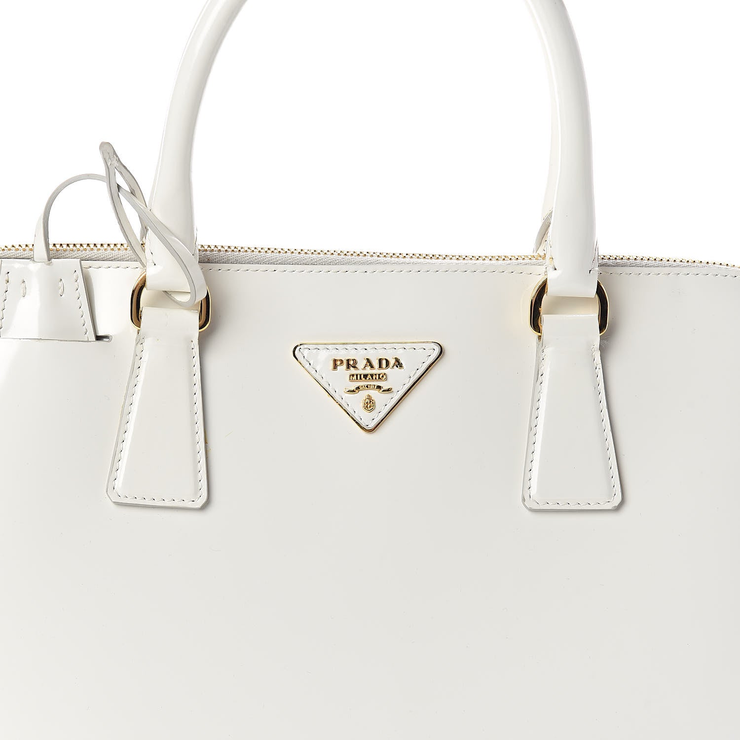 Prada Spazzolato Medium Promenade Tote White 8 of 10