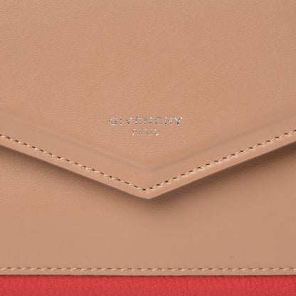 Givenchy Calfskin Duetto Crossbody Beige Red 6 of 9