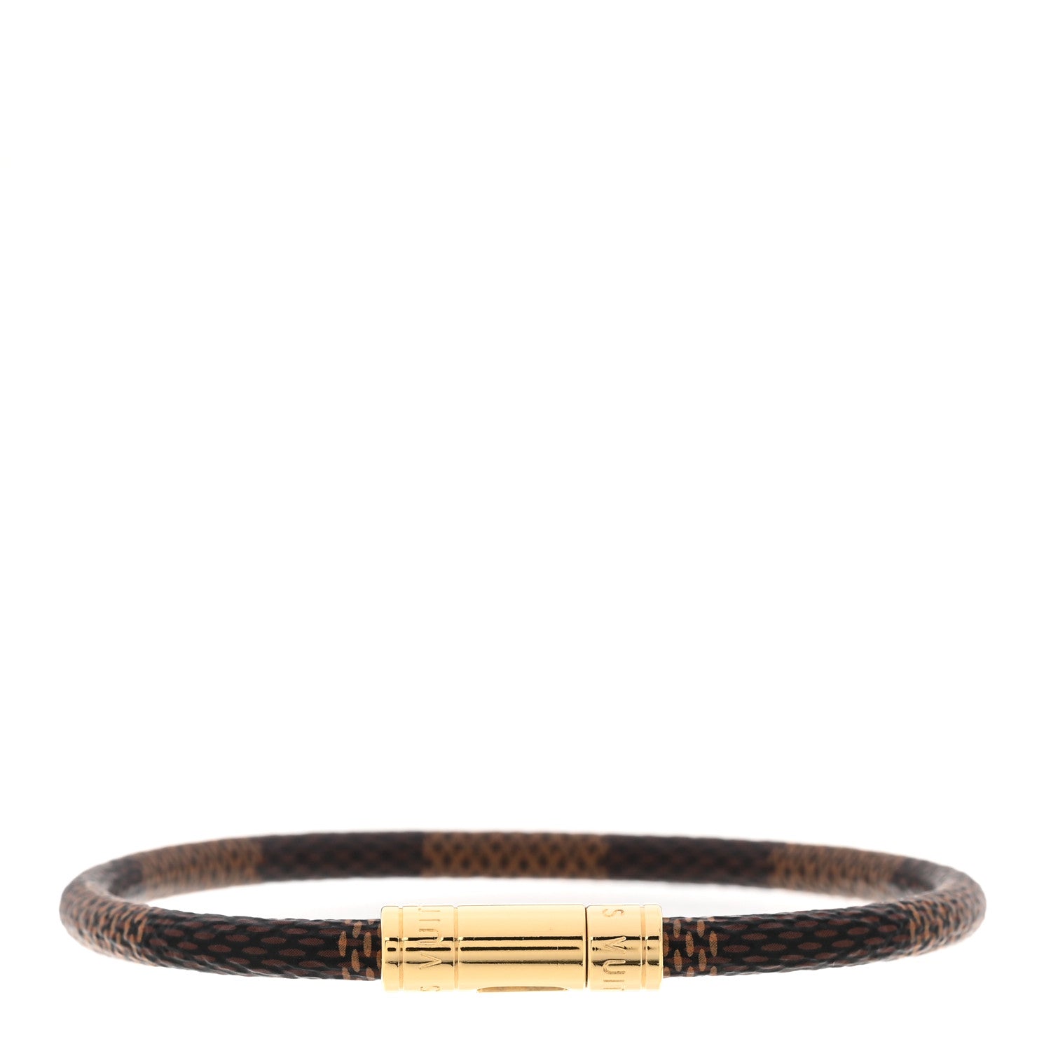 Louis Vuitton Damier Ebene Keep It Bracelet 1 of 5