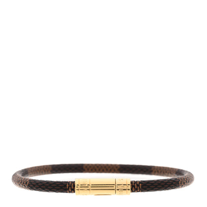 Louis Vuitton Damier Ebene Keep It Bracelet 1 of 5