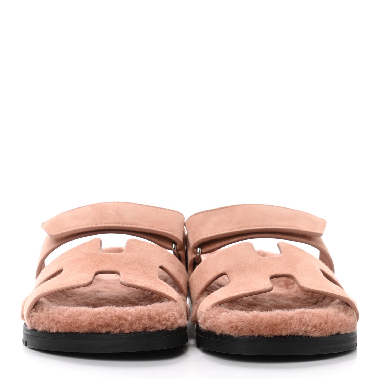 Suede Goatskin Woolskin Womens Chypre Sandals 36 Rose Aube