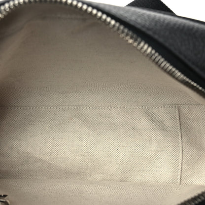 Gucci Piuma Calfskin Jumbo GG Embossed Messenger Bag Black 5 of 10