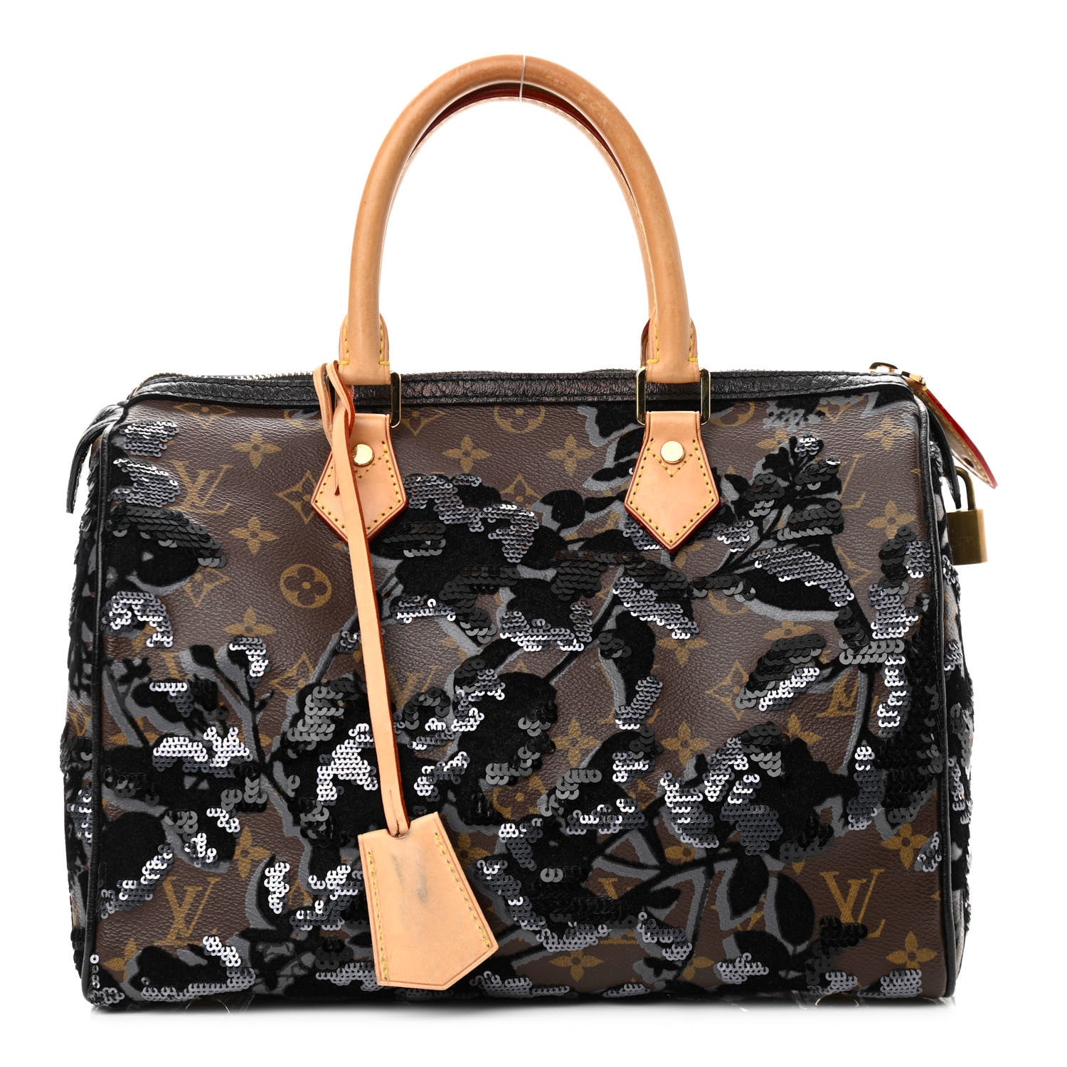 Louis Vuitton Monogram Fleur De Jais Sequins Speedy 30 1 of 14