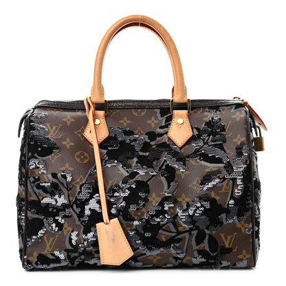 Louis Vuitton Monogram Fleur De Jais Sequins Speedy 30 1 of 14