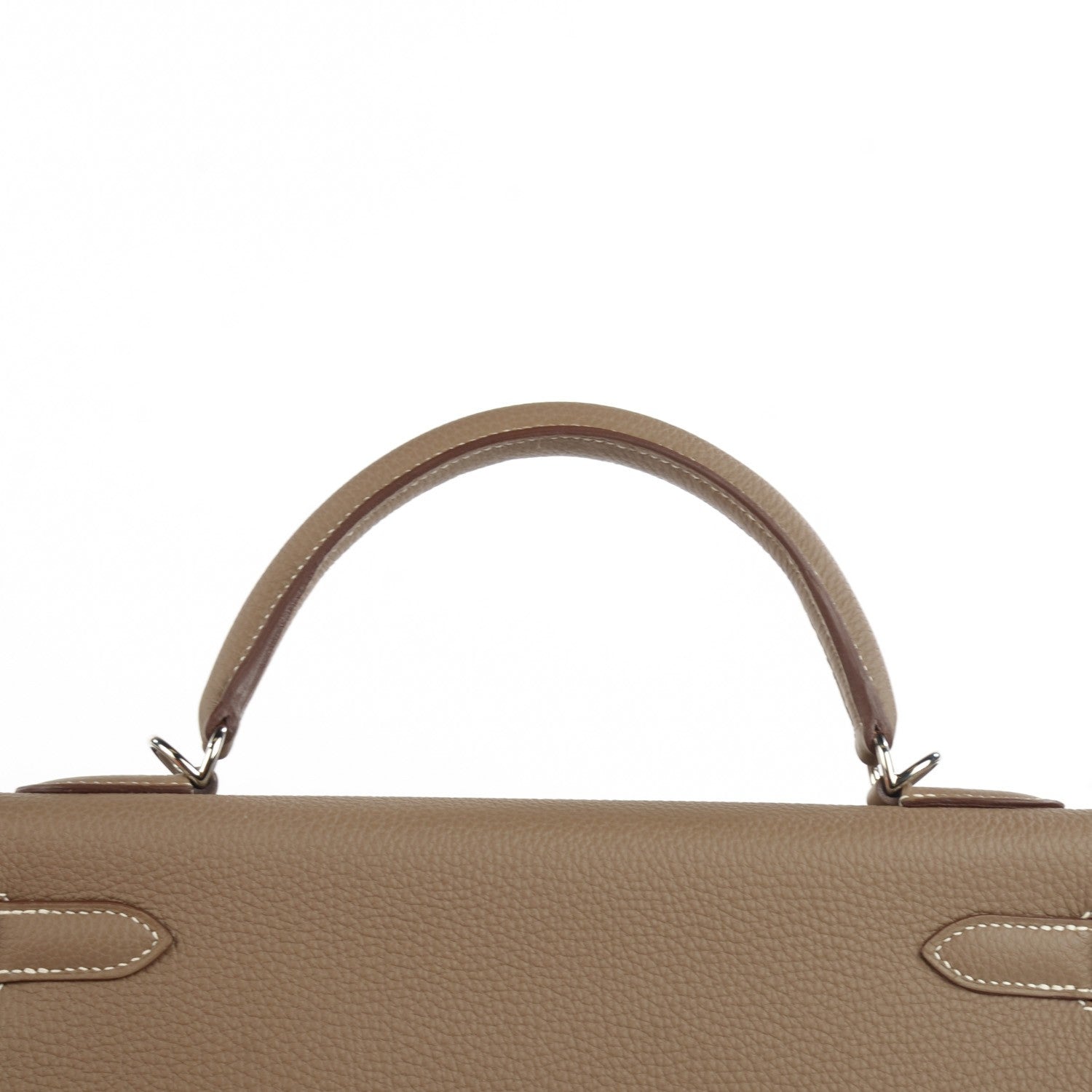 Hermes Togo Kelly Retourne 32 Etoupe 14 of 27