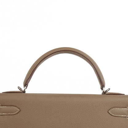 Hermes Togo Kelly Retourne 32 Etoupe 14 of 27