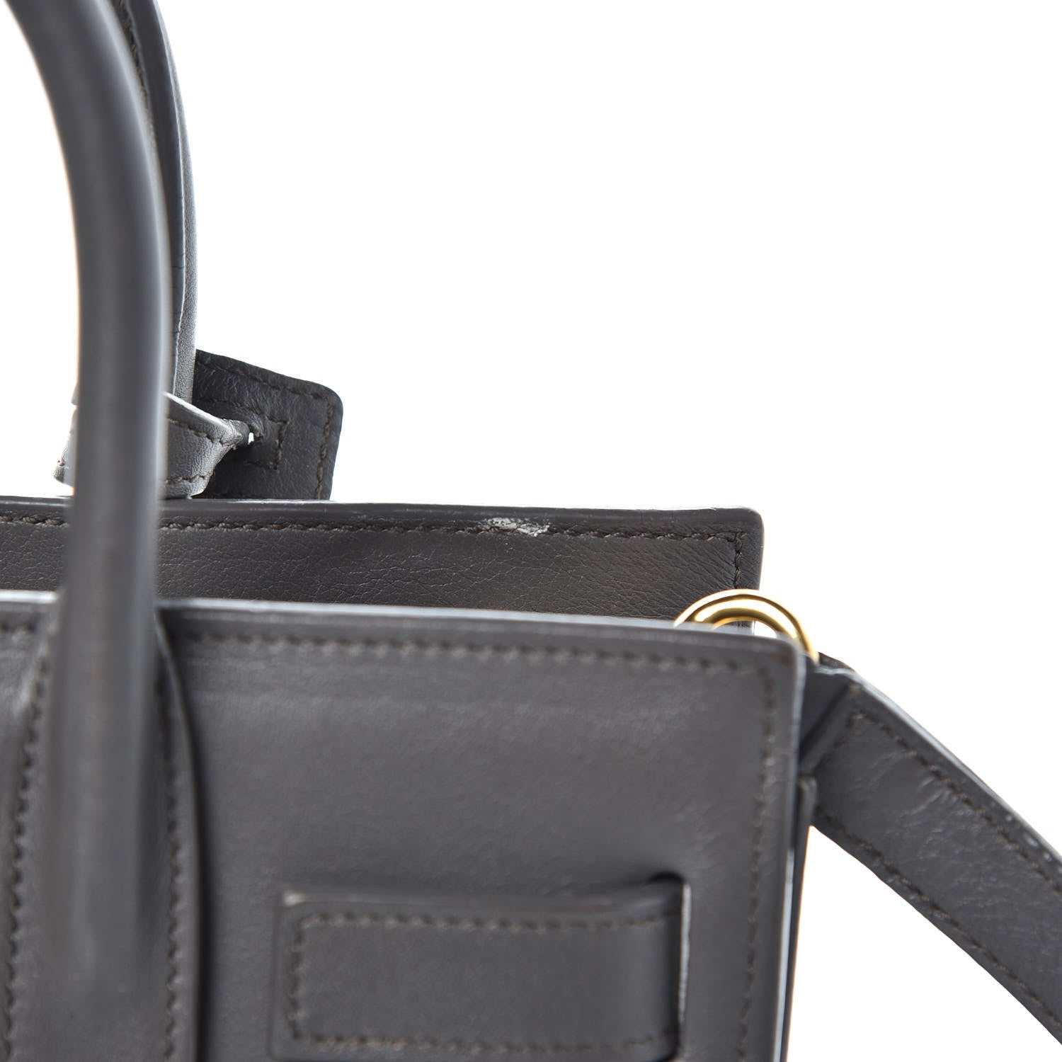 Saint Laurent Calfskin Nano Sac De Jour Fog 7 of 14