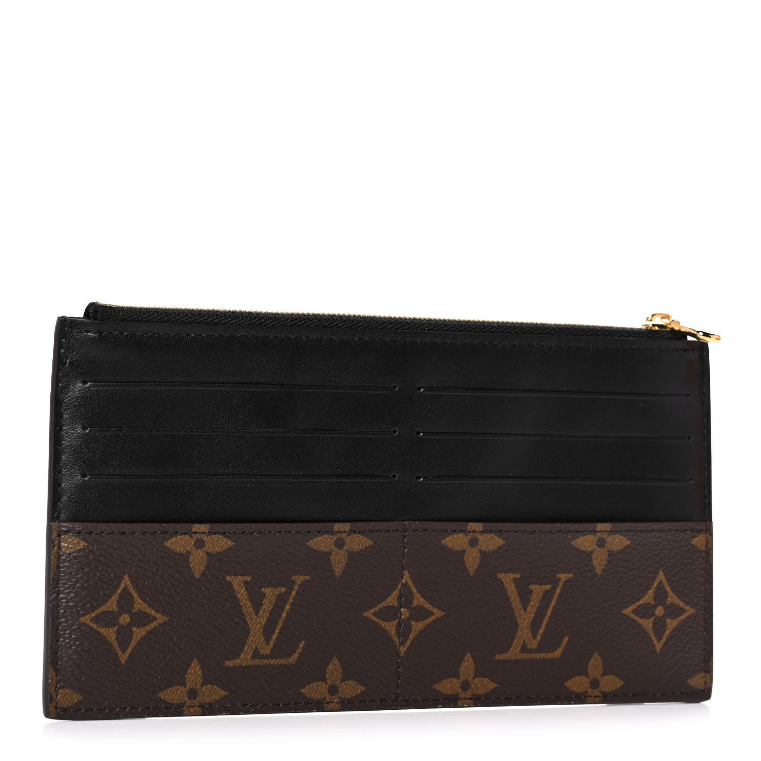Louis Vuitton Monogram Slim Purse Black 3 of 8