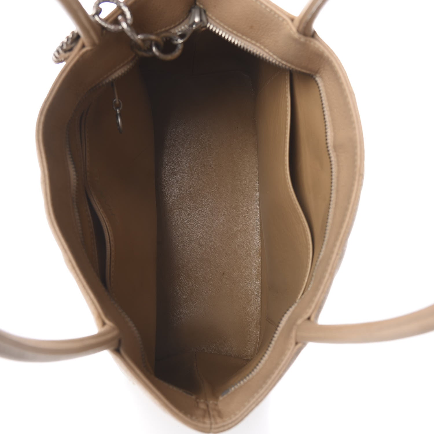 Chanel Caviar Quilted Medallion Tote Beige 4 of 9