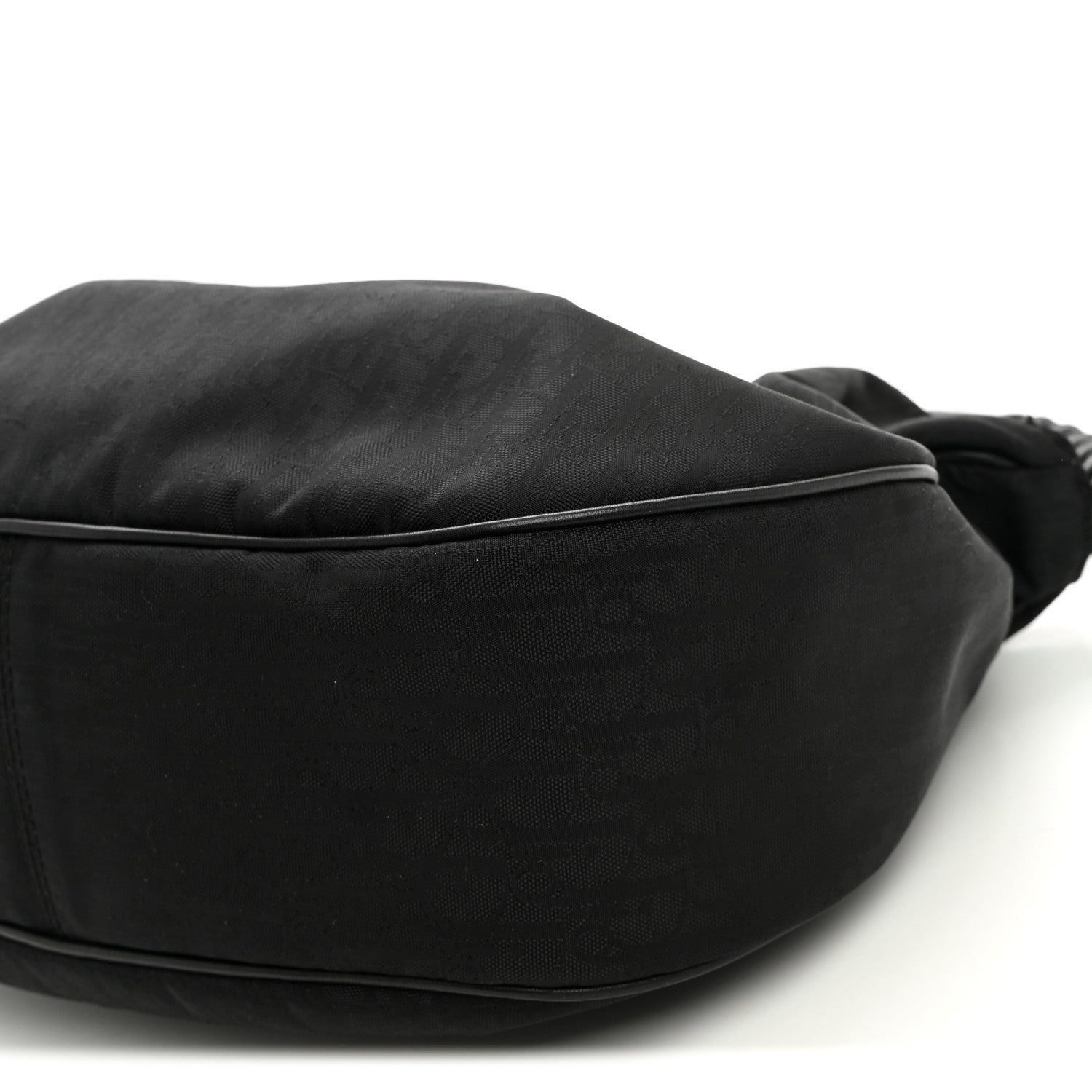 Christian Dior Nylon Monogram Lovely Hobo Black 9 of 10