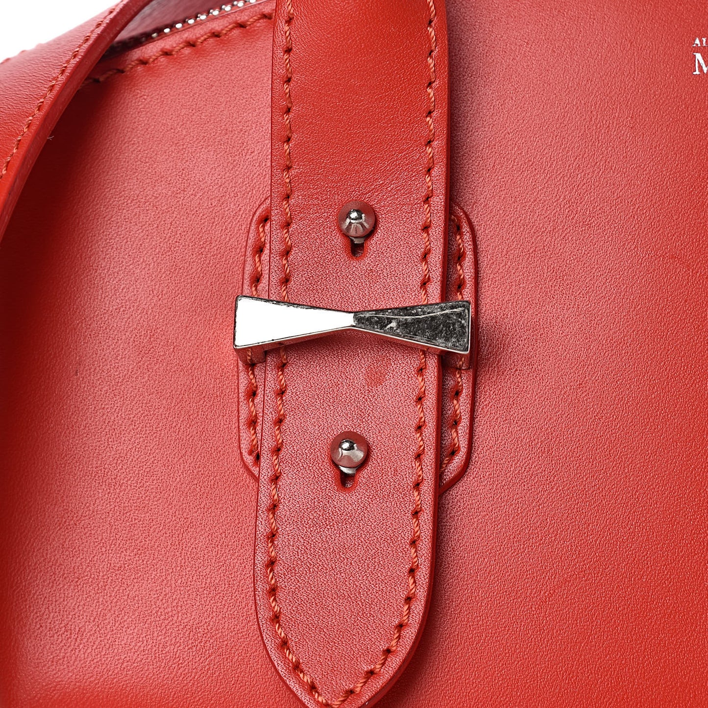 Smooth Calfskin Small Legend Satchel Red
