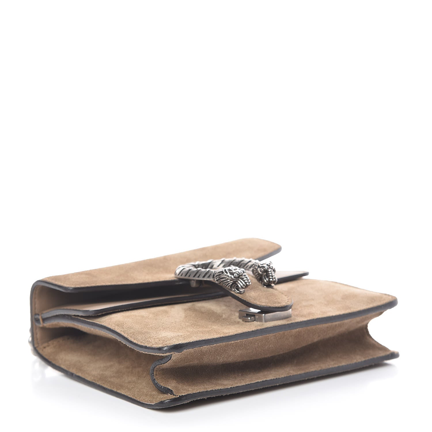 Gucci Suede Mini Dionysus Shoulder Bag Taupe 4 of 13