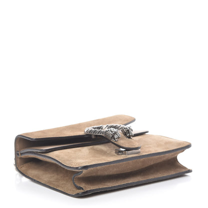 Gucci Suede Mini Dionysus Shoulder Bag Taupe 4 of 13