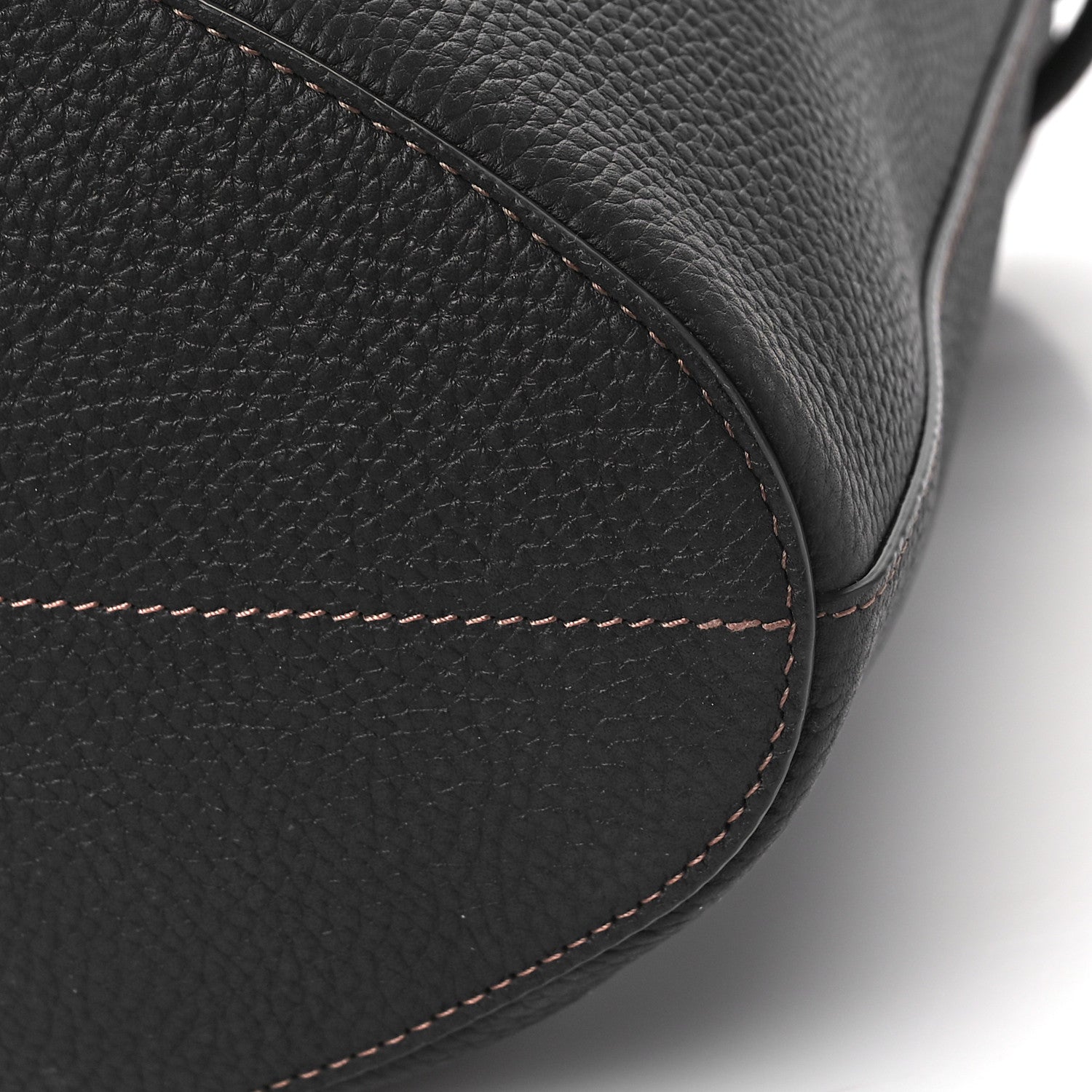 Burberry Grainy Calfskin Small TB Bucket Bag Black 8 of 8