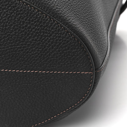 Burberry Grainy Calfskin Small TB Bucket Bag Black 8 of 8