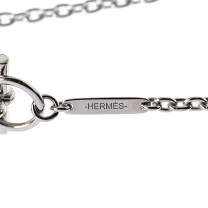 Hermes Palladium Panache Pendant Necklace 7 of 8