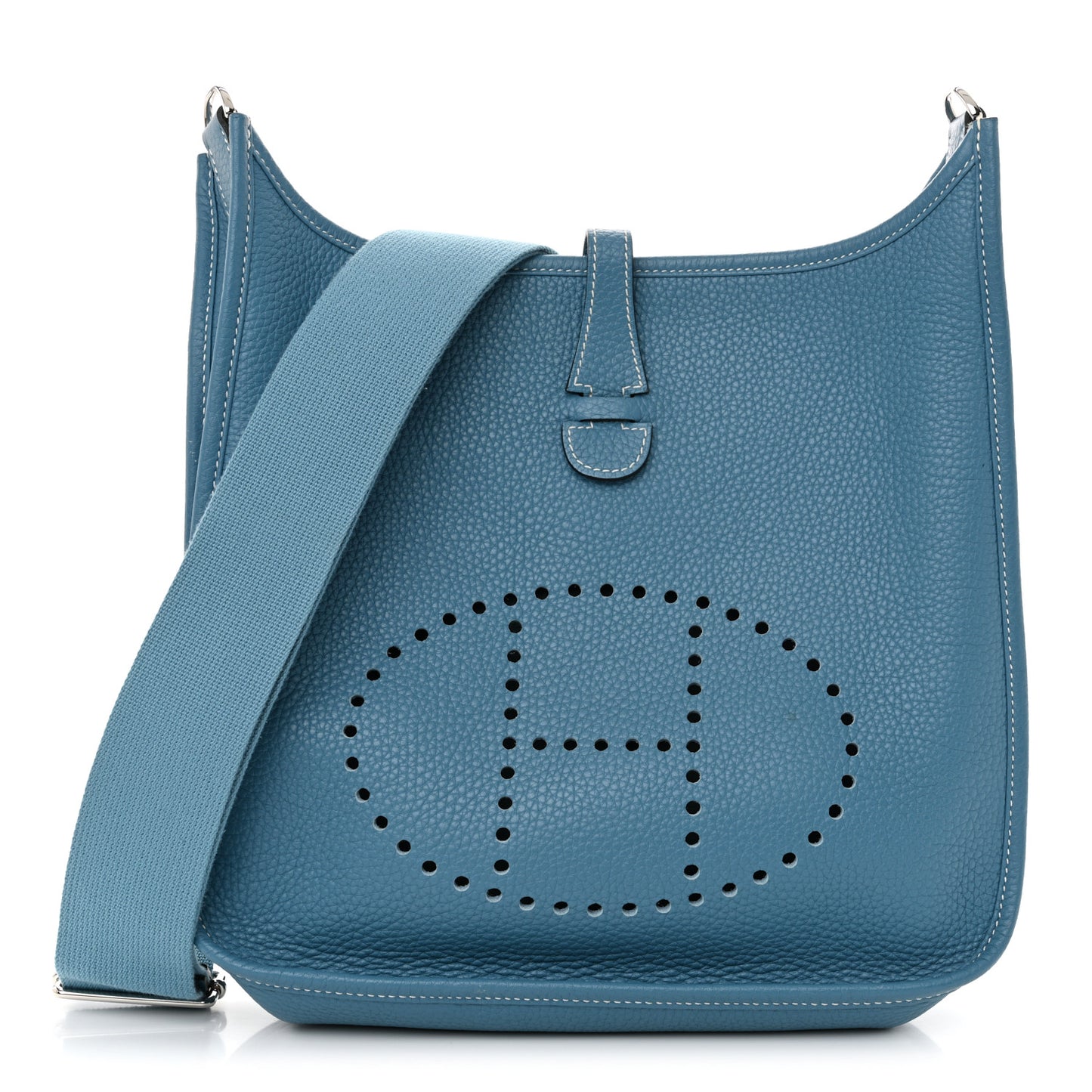 Taurillon Clemence Evelyne III PM Blue Jean